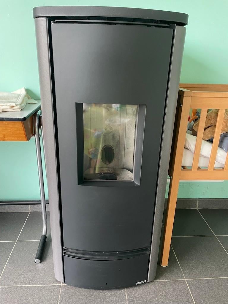 Pelletkachel, Bricolage & Construction, Chauffage & Radiateurs, Comme neuf, Autres types, Moins de 200 watts, 80 cm ou plus, Moins de 60 cm