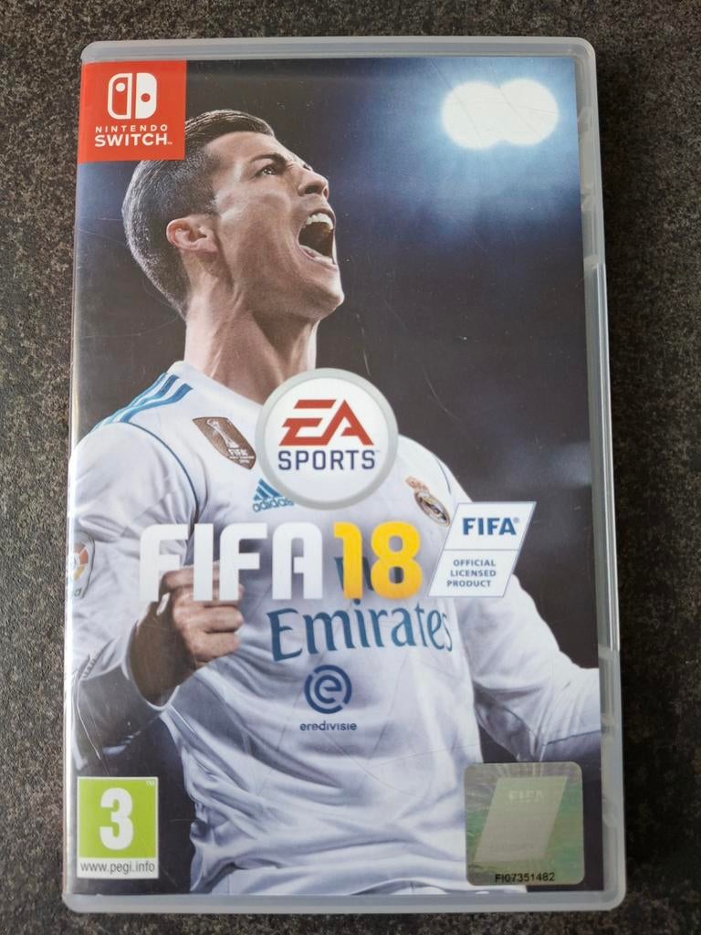 Fifa 18 Nintendo Switch, Enlèvement, Utilisé, Sport, À partir de 3 ans