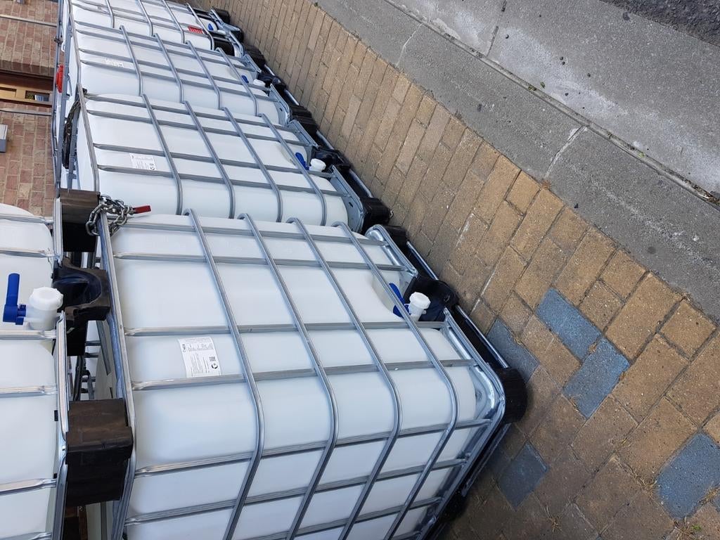 Citerne a eau 1000l alimentaire achat 7j/7, Jardin & Terrasse, Enlèvement, Comme neuf