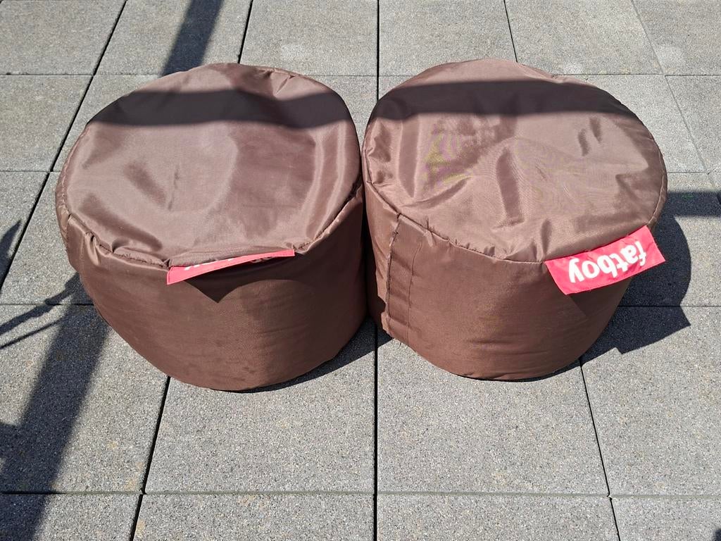 Pouf Fatboy, Maison & Meubles, Enlèvement, Utilisé, Brun, Pouf
