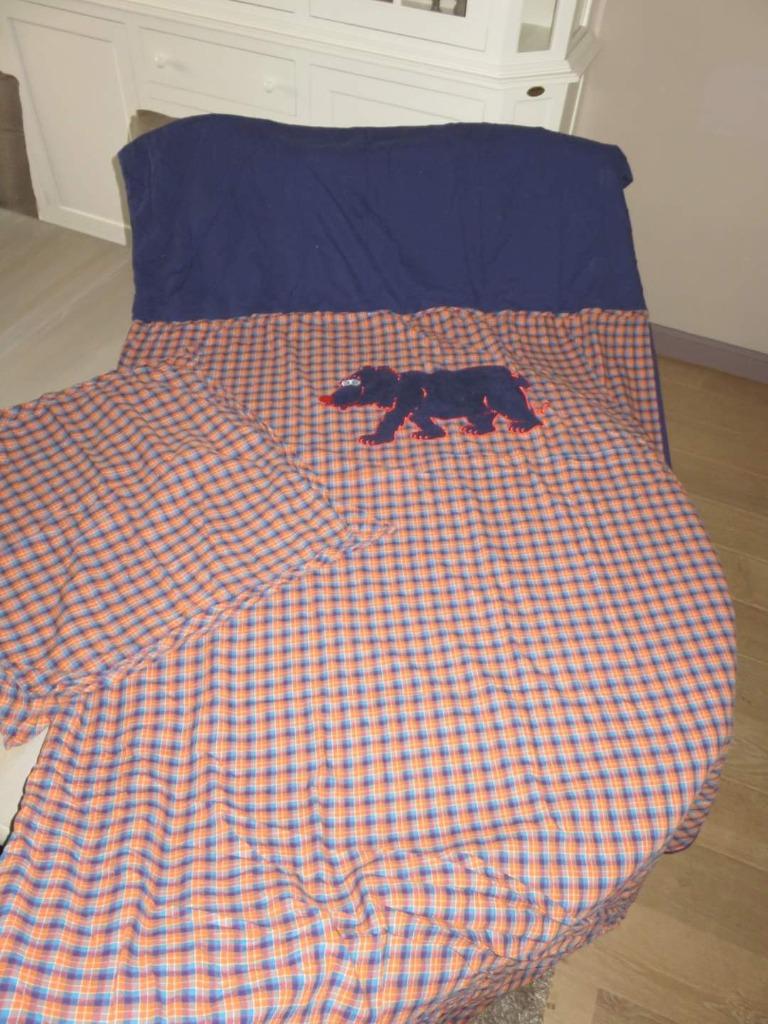 WOODY 1-persoons dekbedovertrek met kussensloop., Dekbedovertrek, Ophalen of Verzenden, Zo goed als nieuw, Jongetje of Meisje