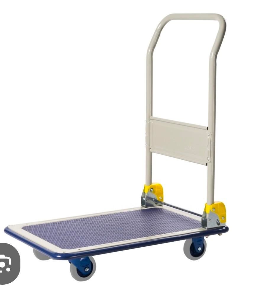 Plateauwagen 300kg., Ophalen