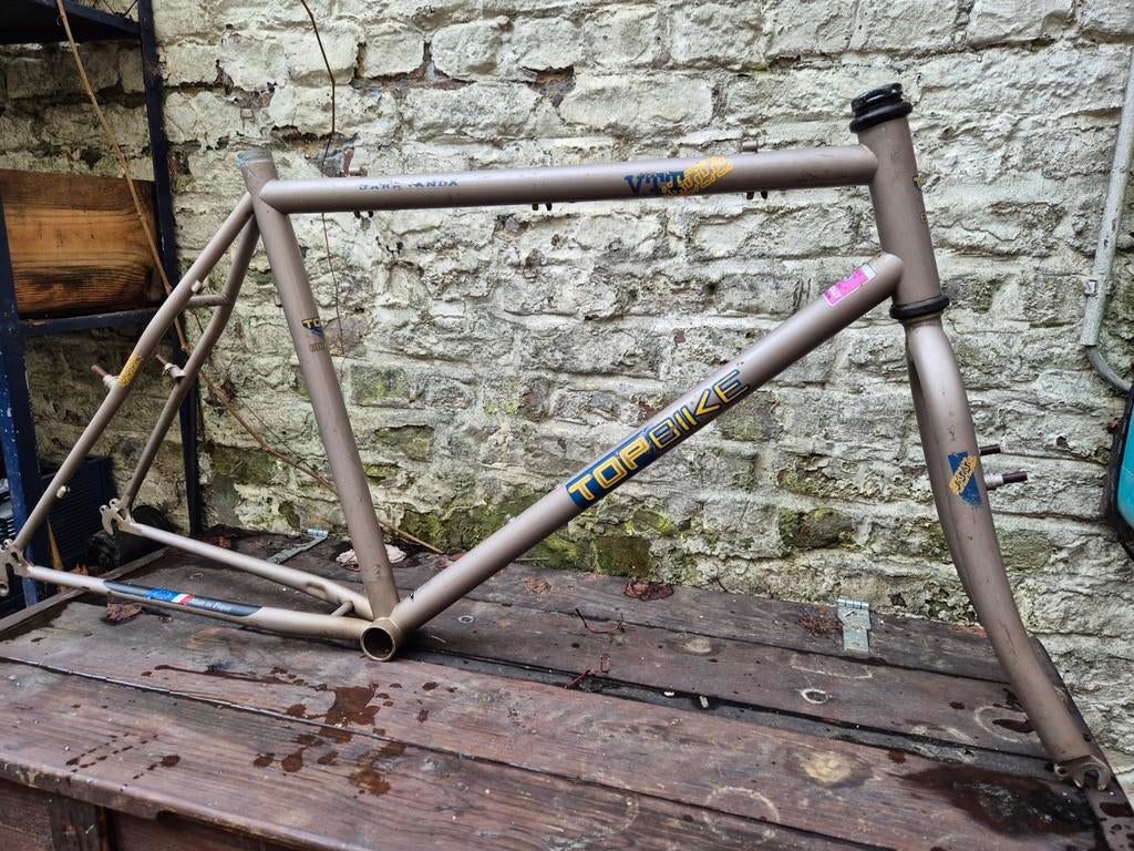 Cadre vtt vintage acier columbus double butted topbike, Vélos & Vélomoteurs, Enlèvement, VTT, Cadre