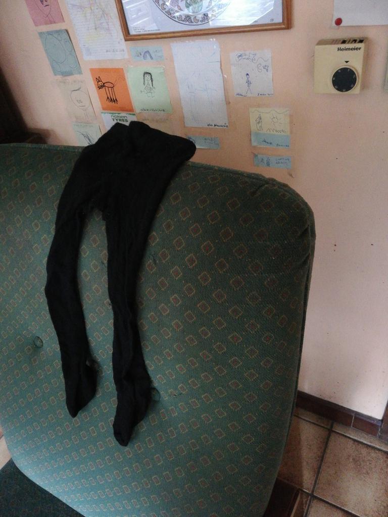 Bas collants fille. Taille 86-92. Noirs., Enlèvement ou Envoi, Comme neuf, Fille