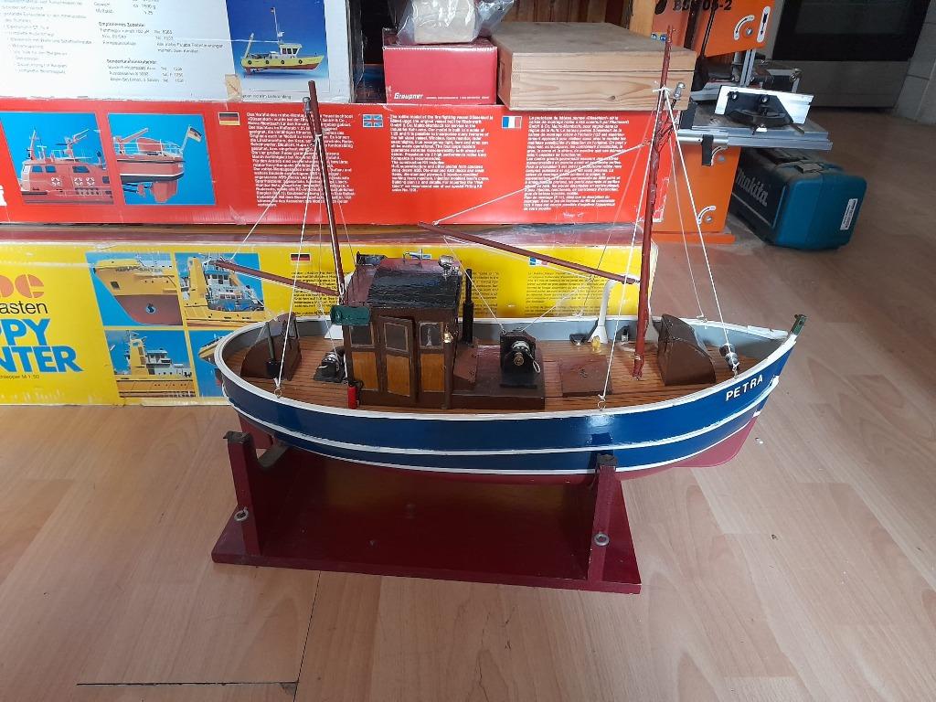 Mooie RC Vissersboot Kotter Petra RTR, Hobby en Vrije tijd, Modelbouw | Boten en Schepen, Zo goed als nieuw, Groter dan 1:32, Overige merken