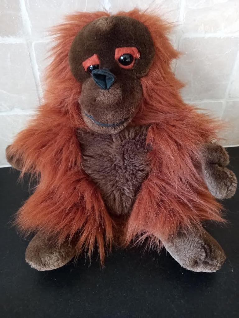 handpop orang oetan aap, Ophalen of Verzenden, Zo goed als nieuw