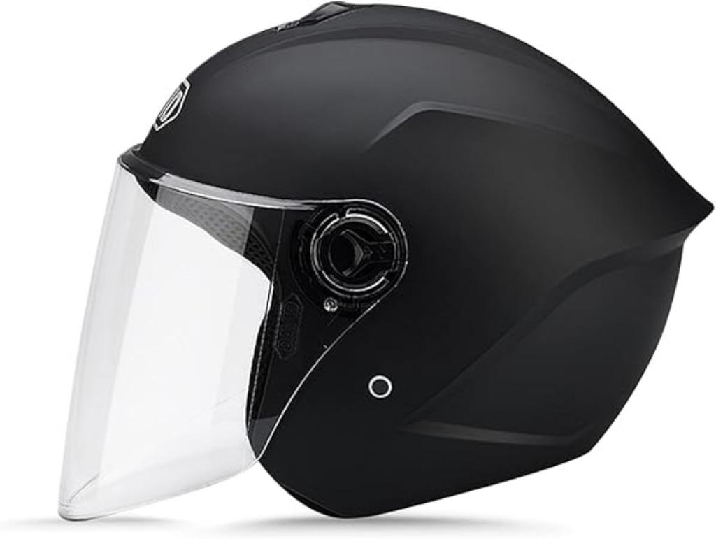 LIONCIANO Motorhelm in vintage stijl SNELLE GRATIS VERZENDIN, Motoren, Kleding | Motorhelmen, Verzenden, Dames, Jethelm, Nieuw met kaartje