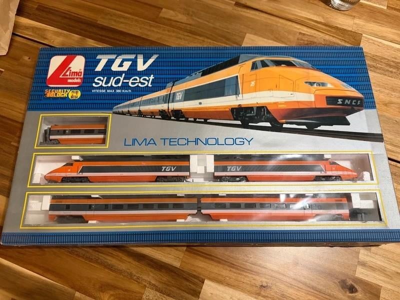 TGV Sud-Est Lima 106508T, rame HO, Hobby en Vrije tijd, Treinset, Gelijkstroom, Ophalen of Verzenden, Zo goed als nieuw