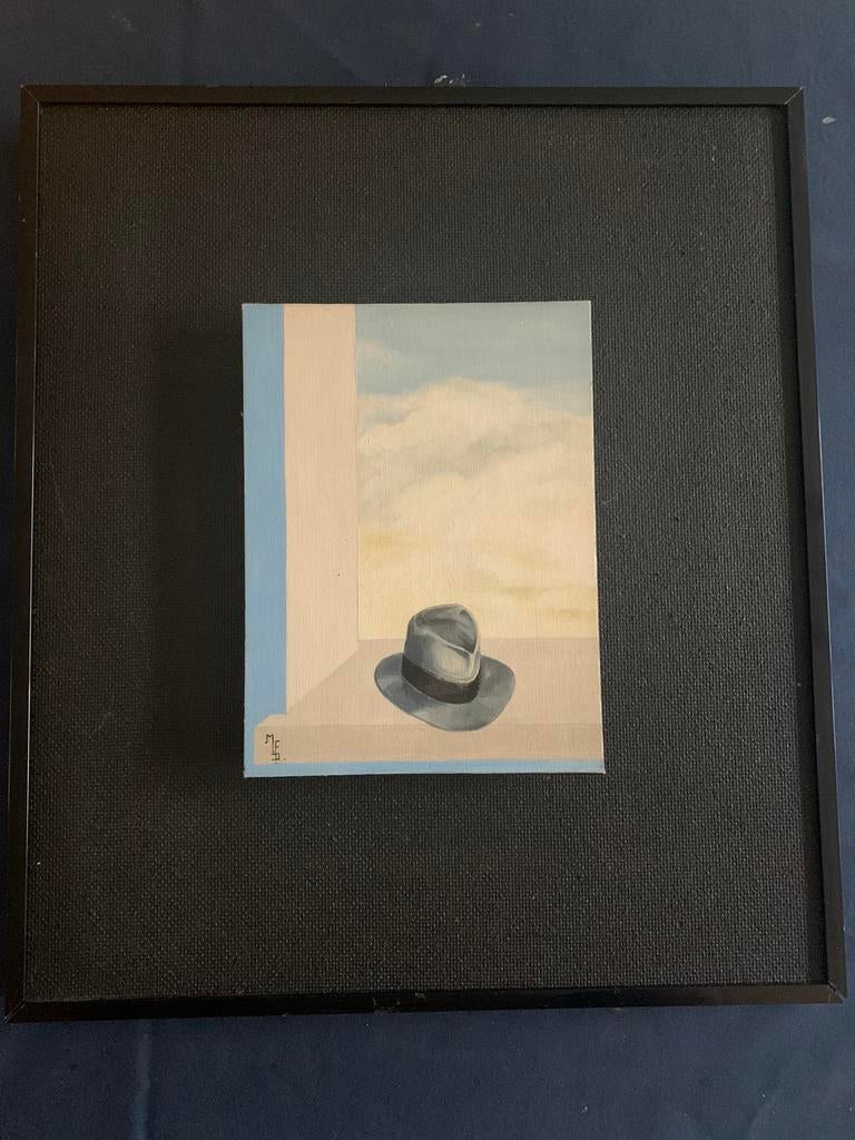 Peinture à l'huile sur panneau, Antiquités & Art, Art | Peinture | Moderne, Enlèvement ou Envoi