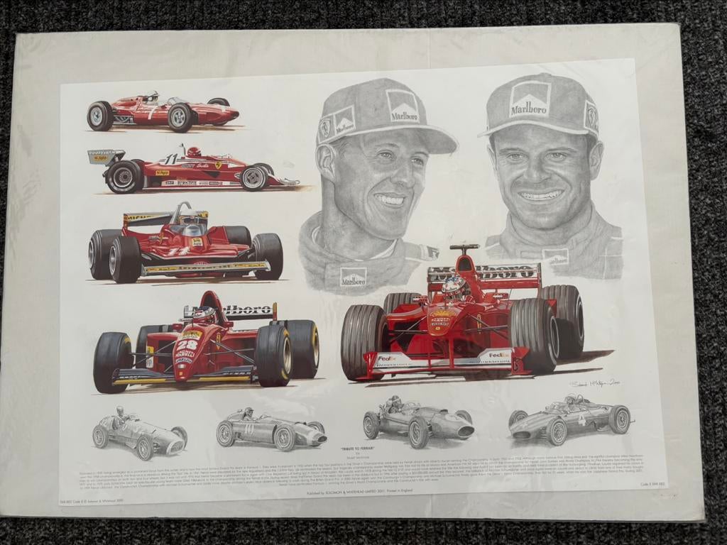 FERRARI, Verzamelen, Foto's en Prenten, Nieuw, Ophalen