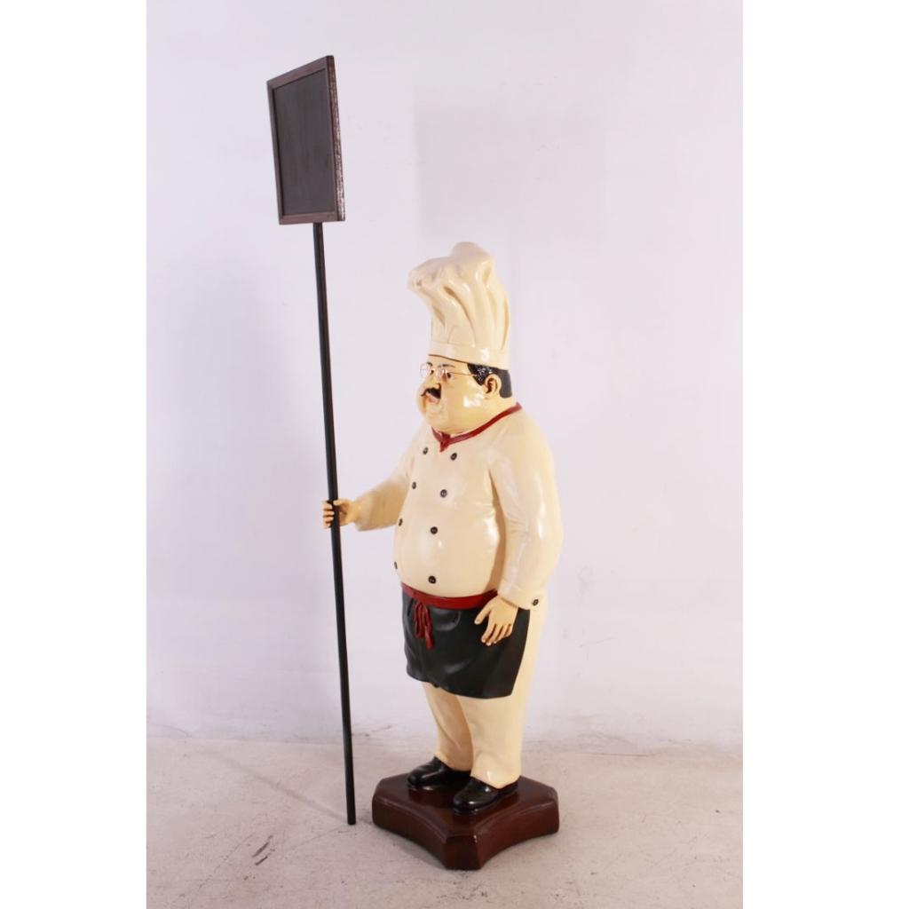 Cook 3 ft. – Kok beeld Hoogte 111 cm Beschrijfbaar, Verzamelen, Ophalen, Nieuw