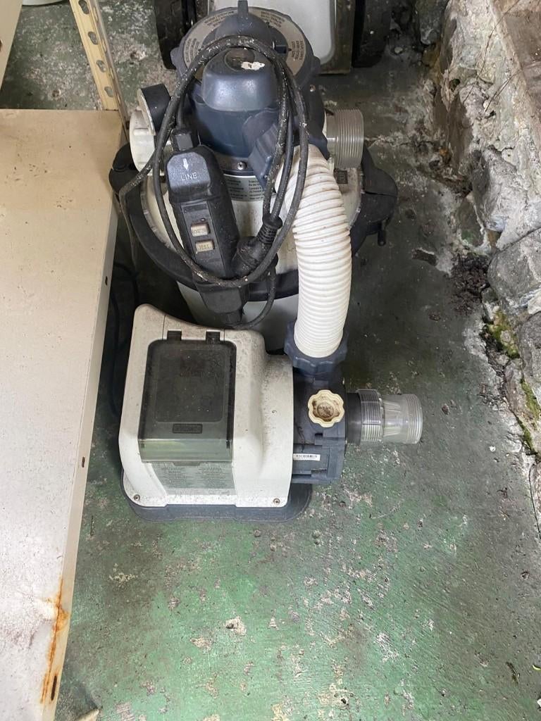 Opbouwzwembad Intex, Jardin & Terrasse, Piscines, 300 cm ou plus, Rond, Comme neuf, Enlèvement