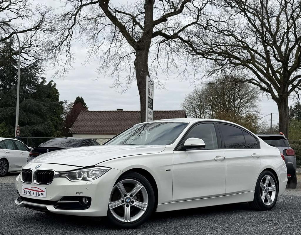 BMW 3 Serie 316 D Sport line 2014 Led Navi Airco Zetelverw., Auto's, 4 deurs, USB, 4 cilinders, 116 pk