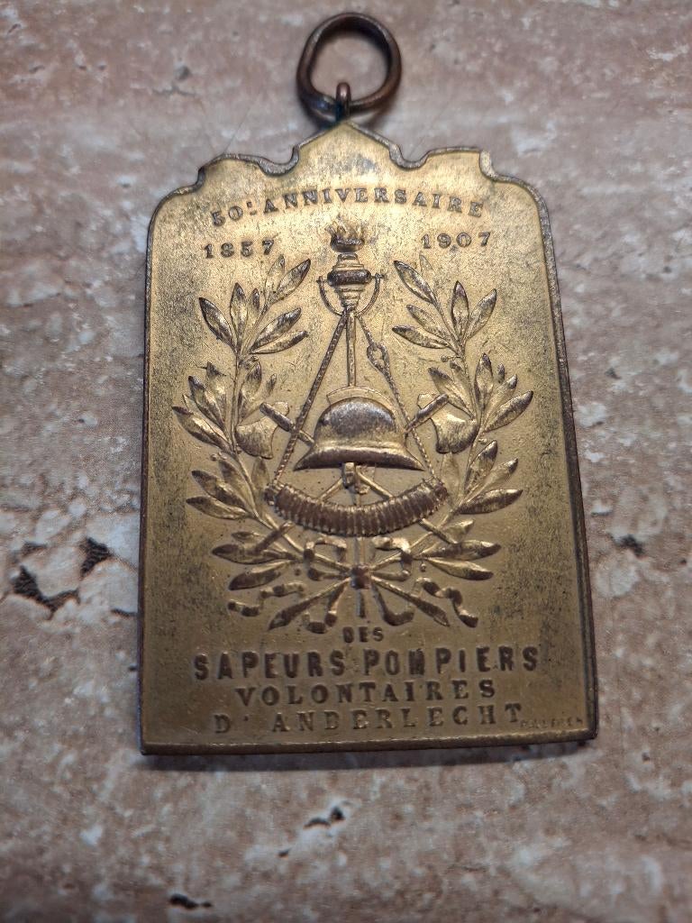 Pompier médaille, Enlèvement ou Envoi, Autres, Ruban, Médaille ou Ailes