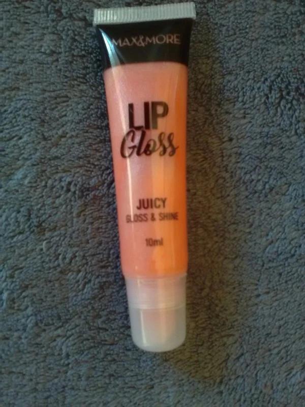 Lipgloss Max & More juicy gloss & shine 370 abrikoos NIEUW, Lippen, Nieuw, Ophalen of Verzenden, Make-up