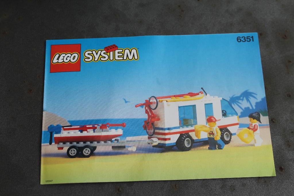 Lego 6351 Surf N' Sail Camper, Gebruikt, Lego, Ophalen of Verzenden, Compleet