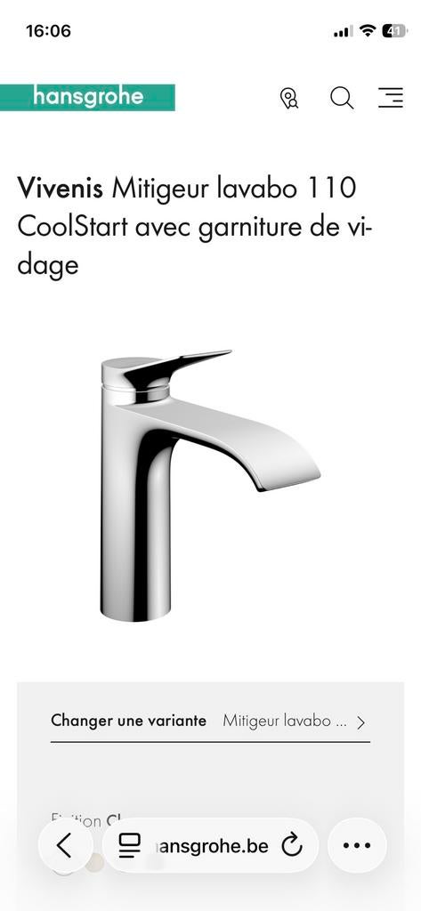 Hansgrohe Vivenis 110 NEUF !!, Maison & Meubles, Enlèvement, Comme neuf