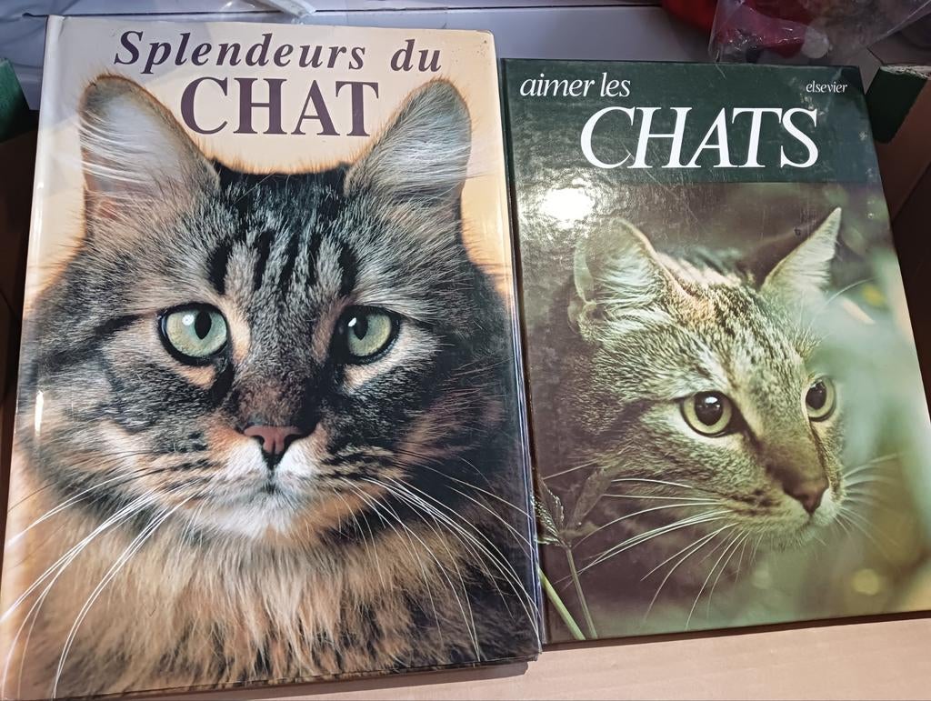 2 encyclopédies " Chats", Livres, Enlèvement, Chats