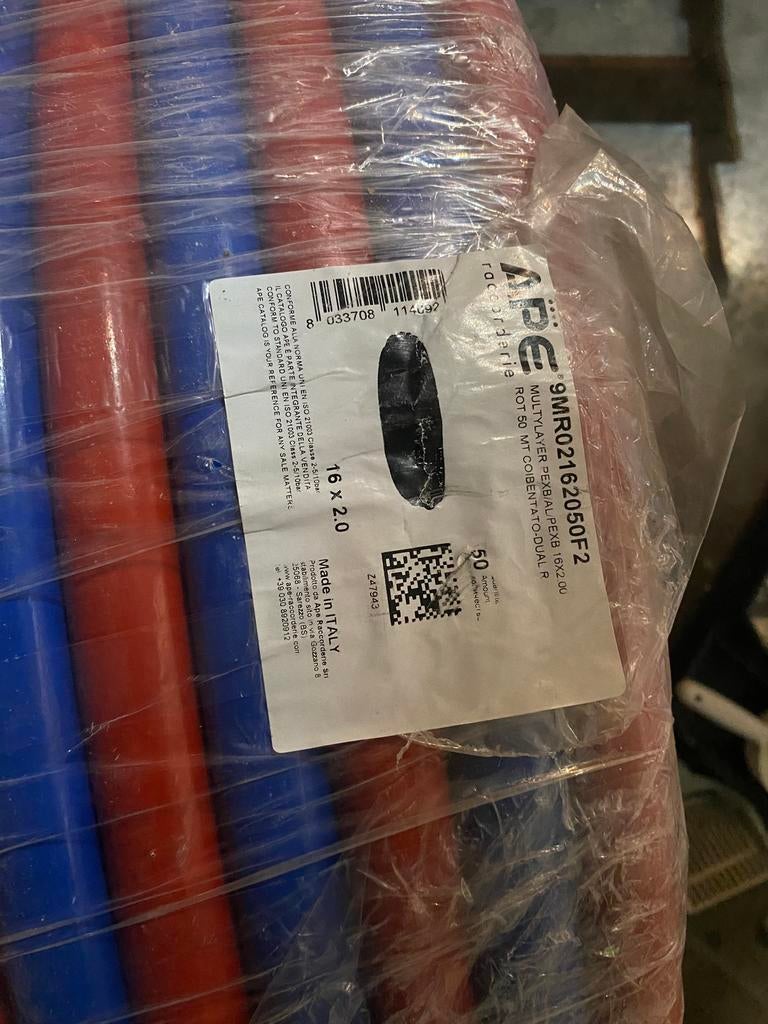 50 m tuyaux alpex 16, Bricolage & Construction, Enlèvement, Comme neuf