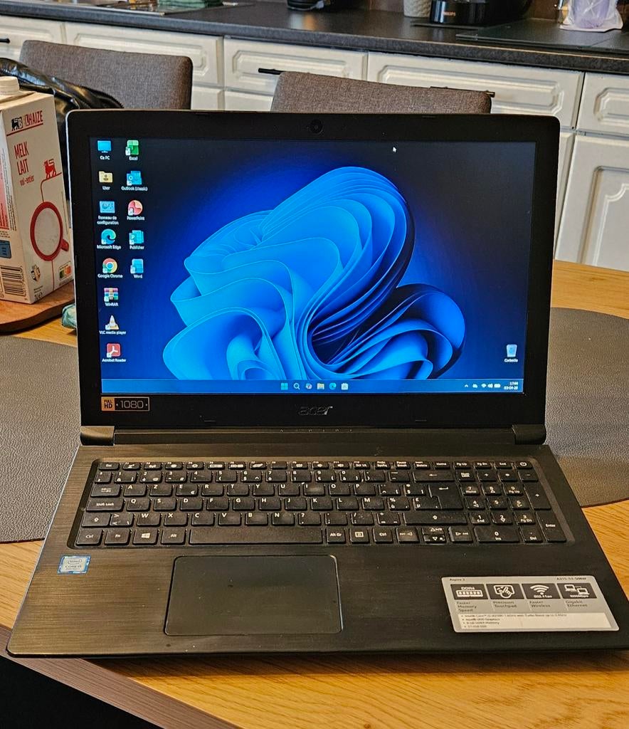 Pc portable Acer 15.6 led Windows 11, Informatique & Logiciels, Ordinateurs portables Windows, SSD, Enlèvement