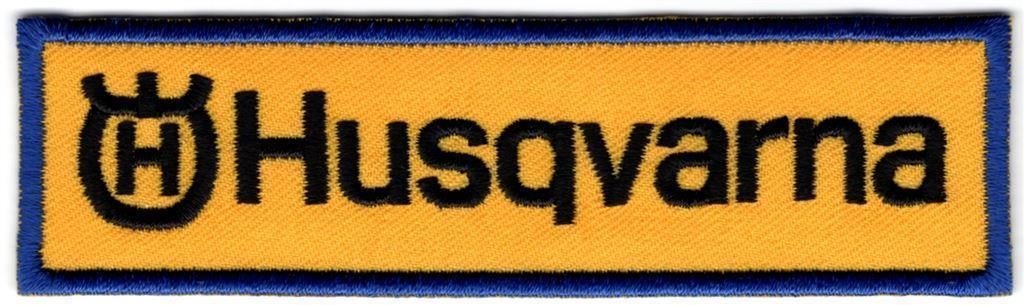 Husqvarna stoffen opstrijk patch embleem #1, Motos, Envoi, Neuf