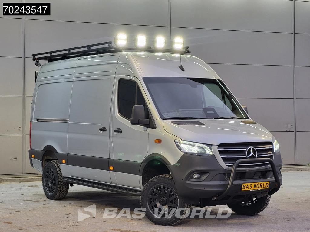 Mercedes Sprinter 319 CDI BPM VRIJ! Automaat L2H2 4x4 New Mo, Autos, Neuf, Argent ou Gris, Achat, Euro 6