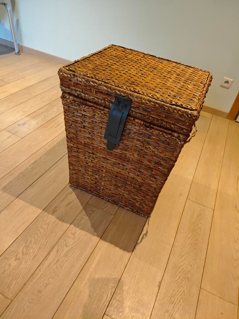 Rieten mand, Huis en Inrichting, Woonaccessoires | Schalen en Manden, Ophalen, Gebruikt, Mand, Riet