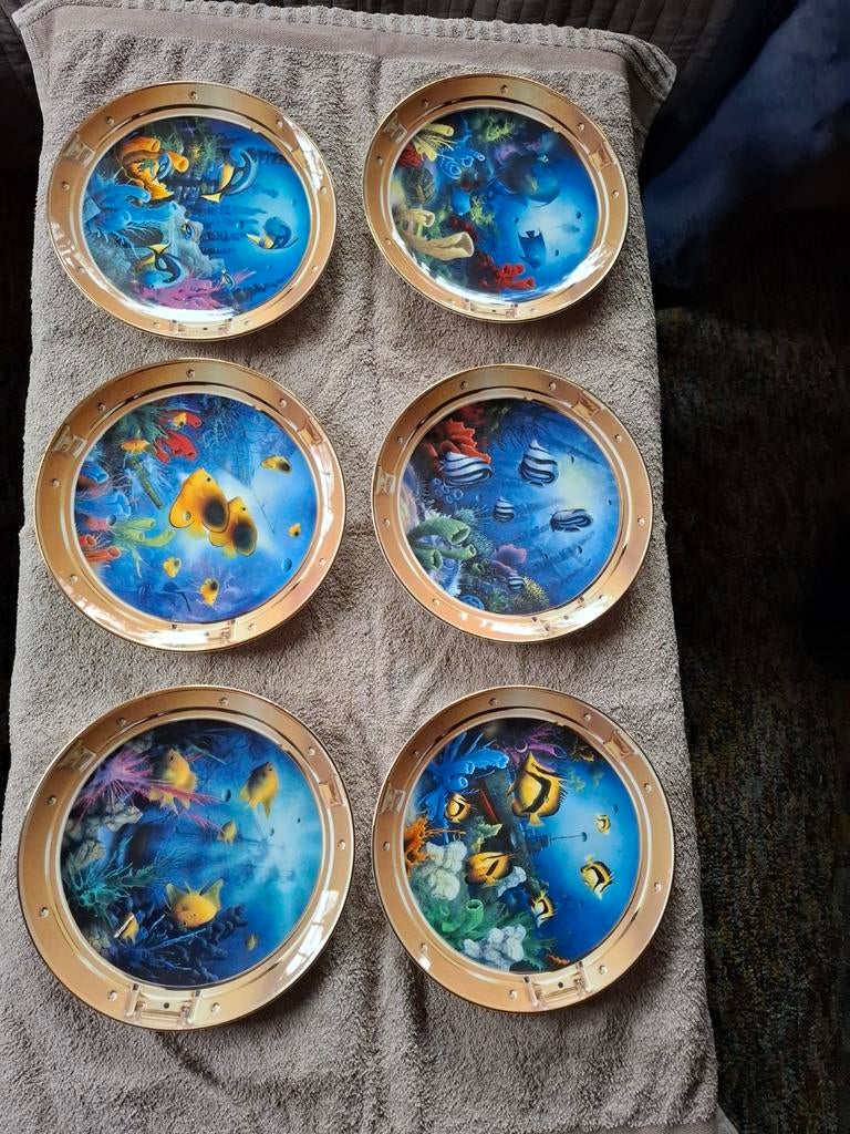 Wandborden met vissen, Ophalen