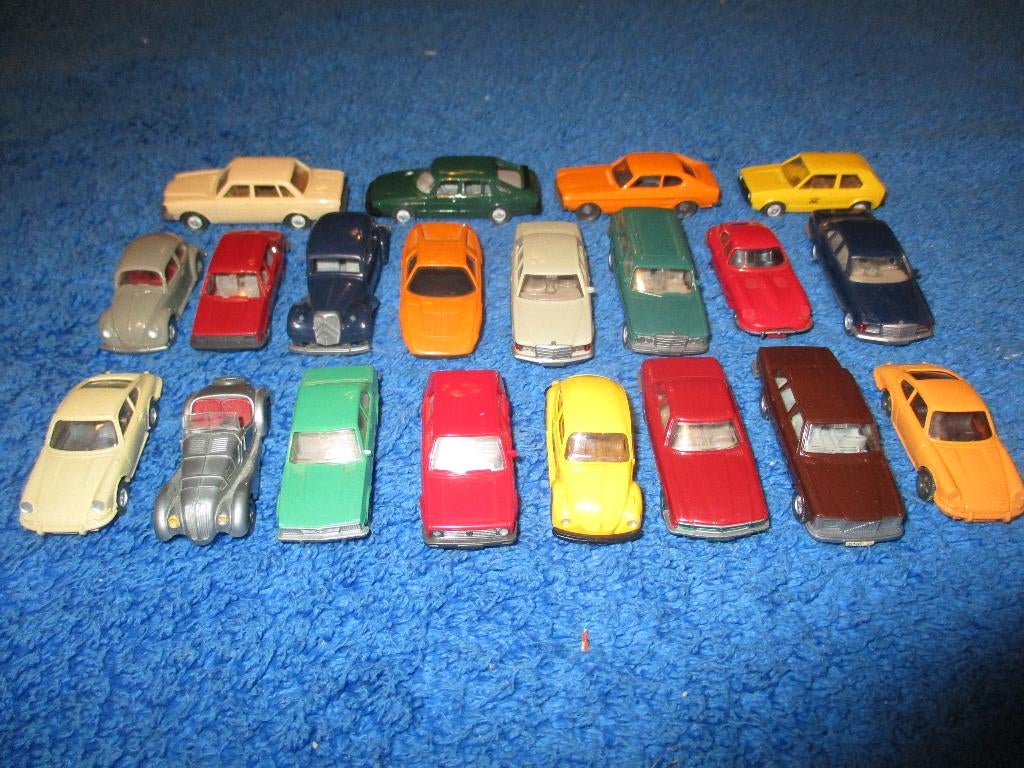 Wiking 1/87ème 20 voitures pour Marklin, Enlèvement ou Envoi, Utilisé, Voiture, Wiking