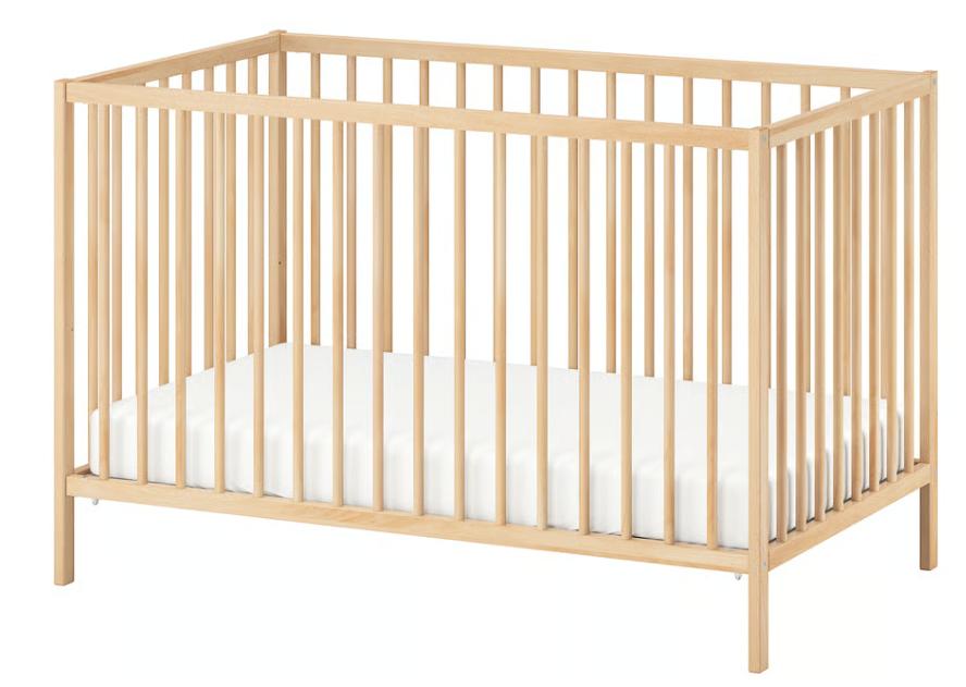 Babybed Sniglar Ikea, Matelas, Moins de 70 cm, Enlèvement, Utilisé