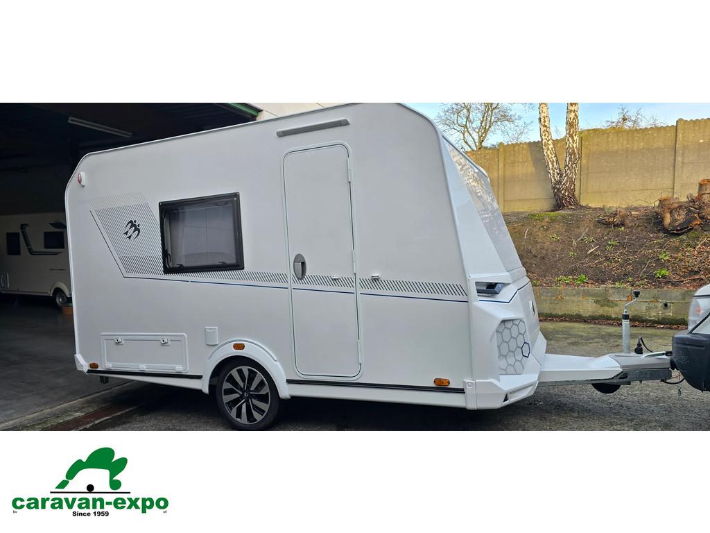 KNAUS YASEO 340 PX, Caravans en Kamperen, Caravans, Tot en met 2, Bedrijf, 750 - 1000 kg, 4 tot 5 meter