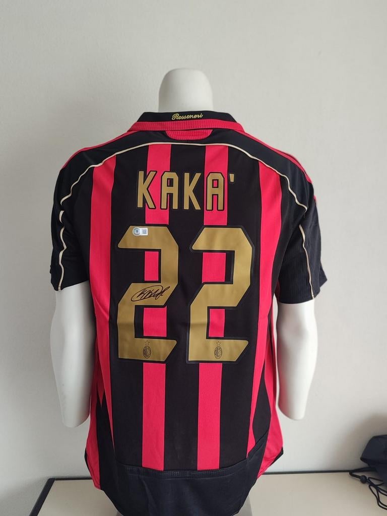Kaka gesigneerd AC Milan shirt met Beckett coa, Verzamelen, Sportartikelen en Voetbal, Ophalen of Verzenden, Nieuw, Shirt