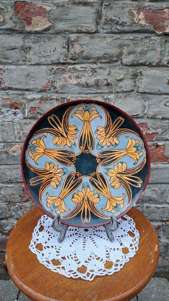 Rate assiette en faïence Haviland XIXe/1870-1880/Barrois, Antiquités & Art, Enlèvement