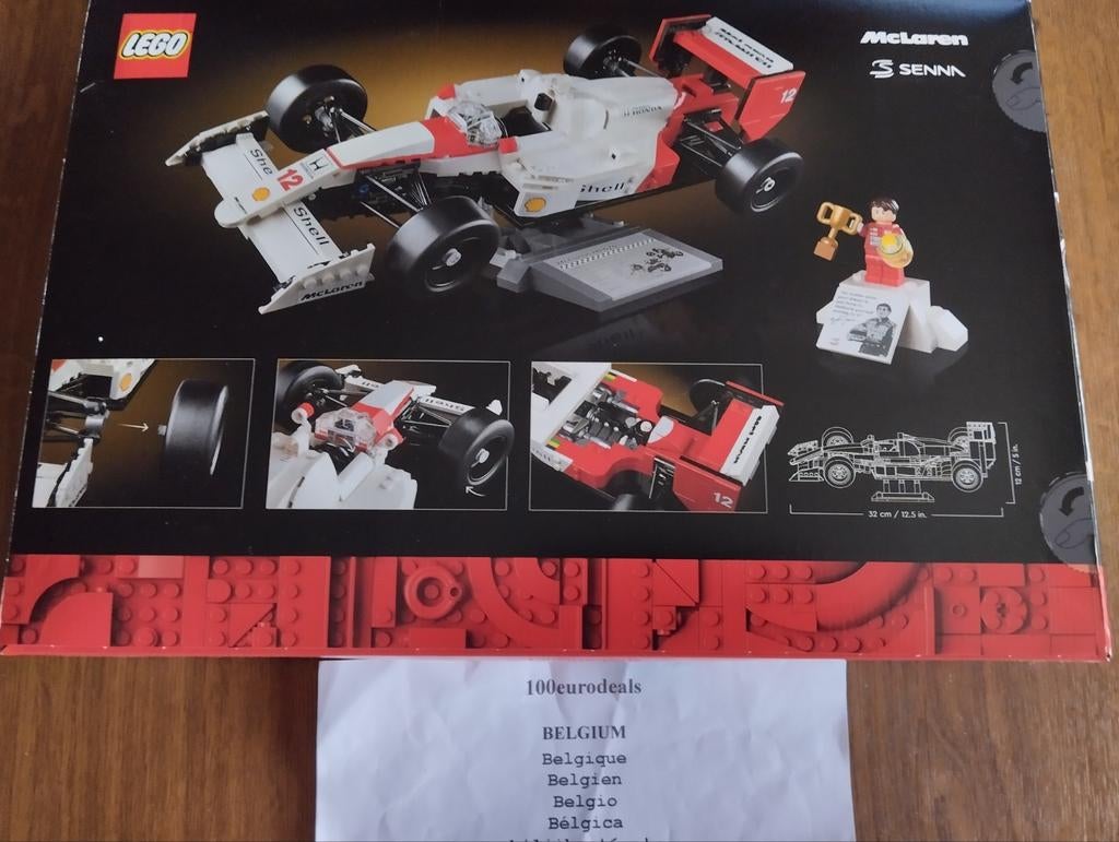 Icônes LEGO McLaren MP4/4 et Ayrton Senna - 10330 -, Envoi, Neuf, Ensemble complet, Lego