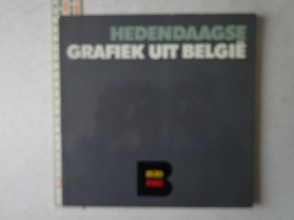 catalogus "Hedendaagse grafiek uit België" uit 1980, Ophalen of Verzenden, Gelezen, Grafische vormgeving