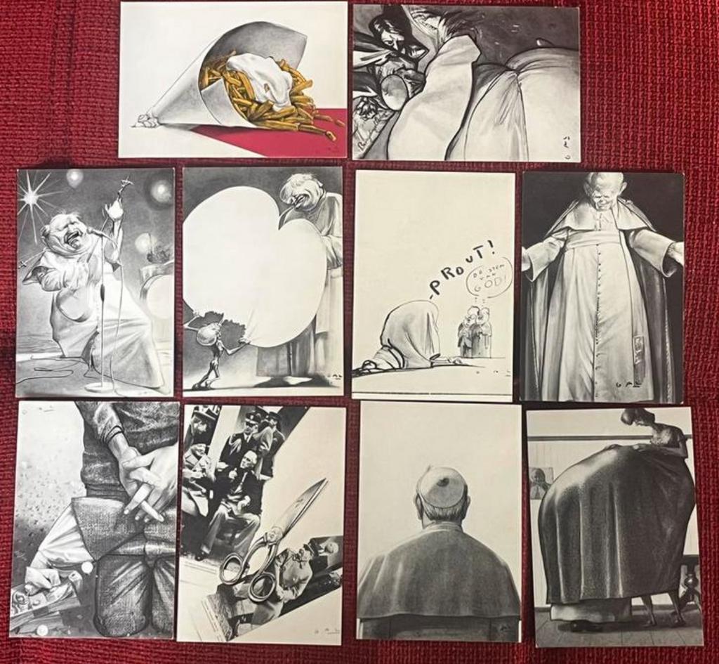 10 postkaarten Gal - De Gele Limonade Aalst, Ophalen of Verzenden, Zo goed als nieuw