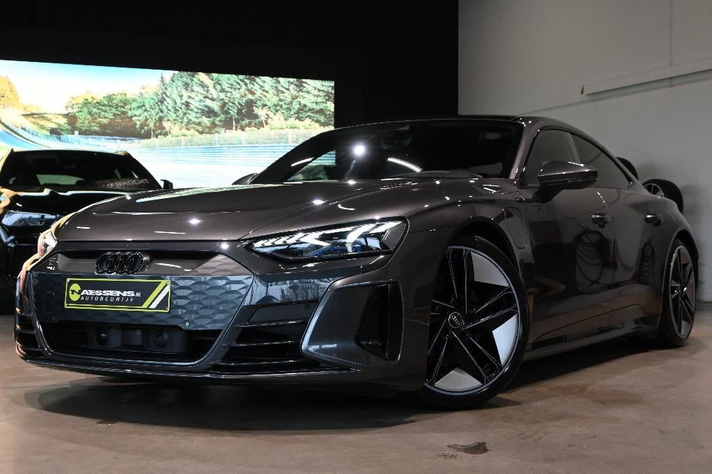Audi E-Tron GT Quattro 93,4 kWh *LASER/PANO/B&O/MATRIX/CAM*, Cuir, Argent ou Gris, Achat, Euro 6