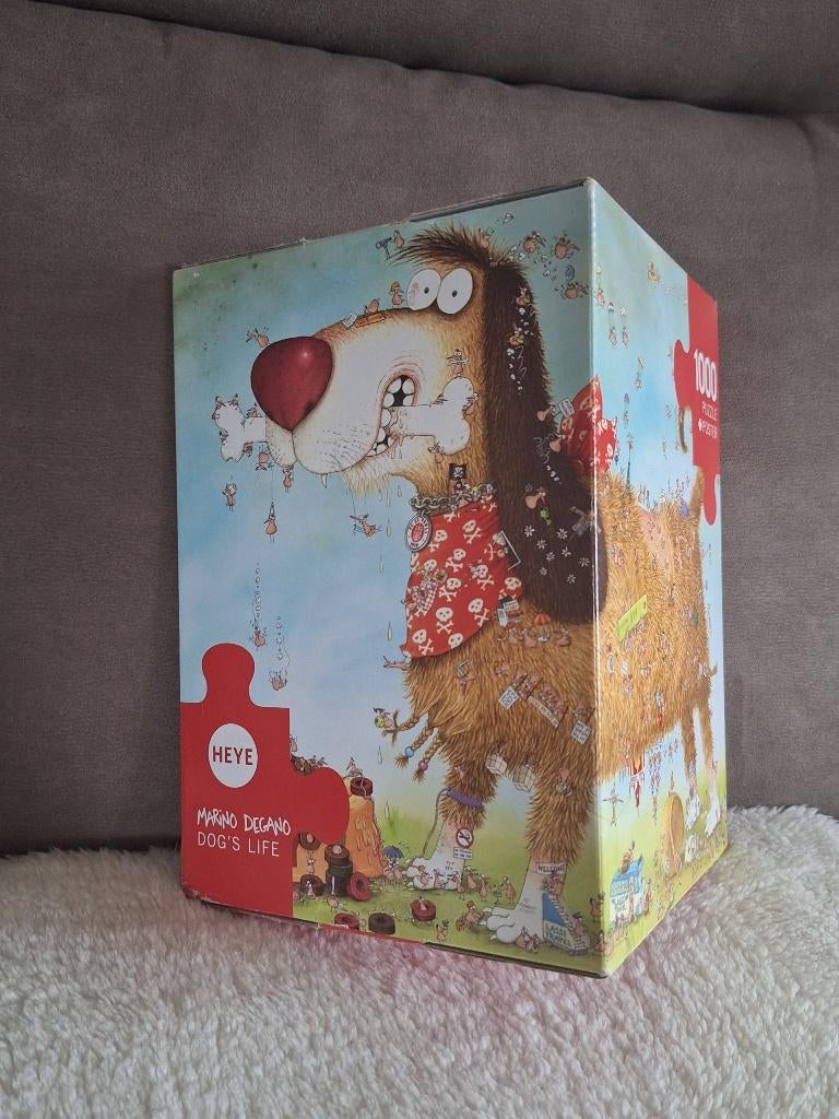Grappige honden puzzel, Ophalen, 500 t/m 1500 stukjes, Gebruikt, Legpuzzel