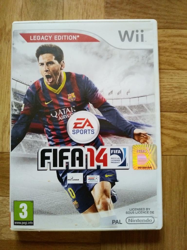 Fifa 14 voetbal spel voor de Wii of Wii U, Games en Spelcomputers, Games | Nintendo Wii, Zo goed als nieuw, Sport, 3 spelers of meer