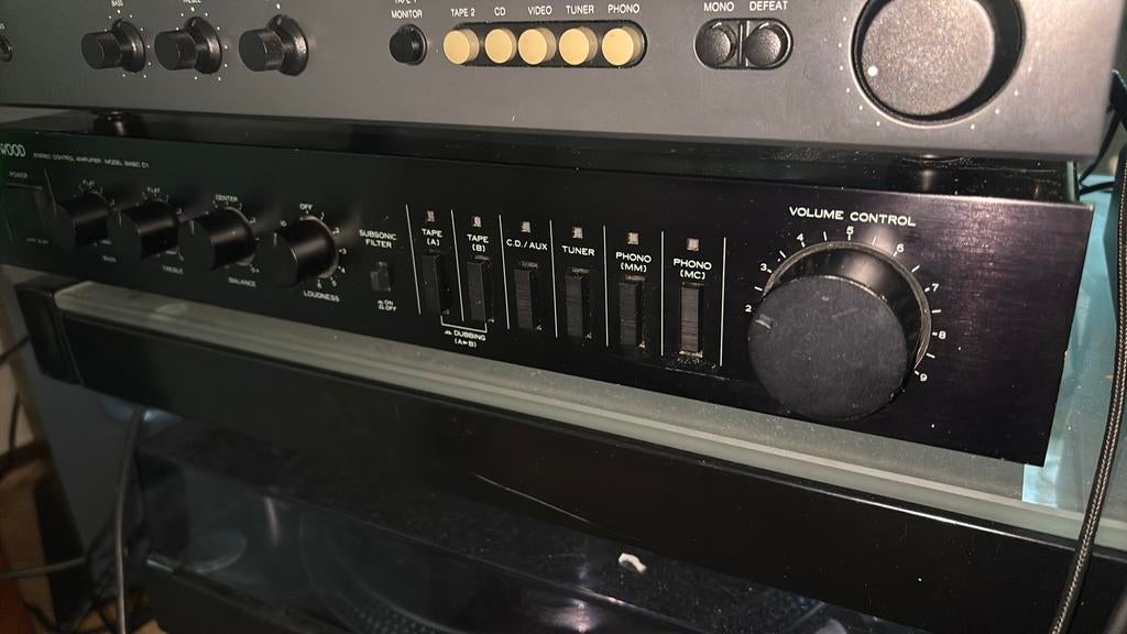 Kenwood Basic C1 Préamplificateur, Muziek en Instrumenten, Versterkers | Keyboard, Monitor en PA, Ophalen, Gebruikt