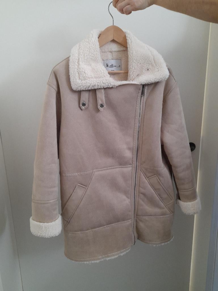 Jas dames K Zell Fur - omgekeerd schaap - large, Kleding | Dames, Ophalen of Verzenden, Zo goed als nieuw, Maat 42/44 (L)