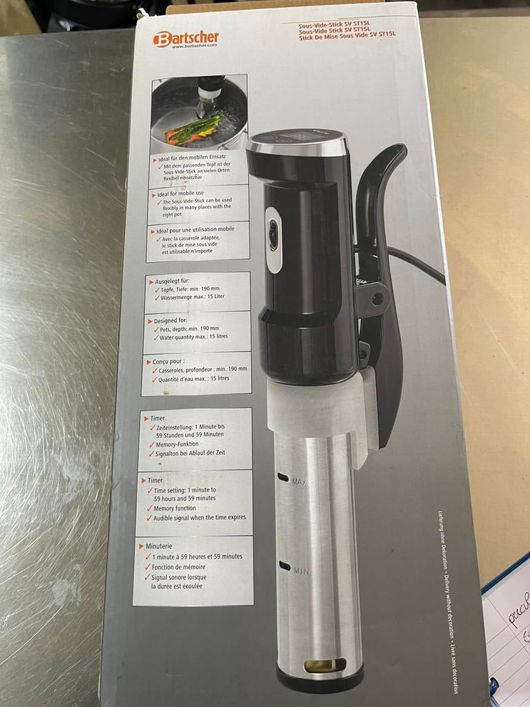 Bartscher Sous vide, Elektronische apparatuur, Ophalen, Nieuw