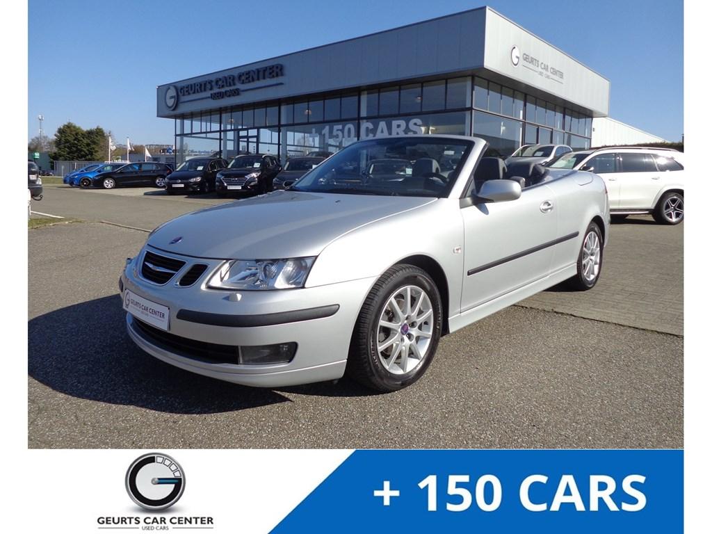 Saab 9-3 Cabrio 1.8t Vector Aut. 96dkm TOPSTAAT !, Auto's, Saab, Automaat, 4 zetels, Zwart, Cabriolet