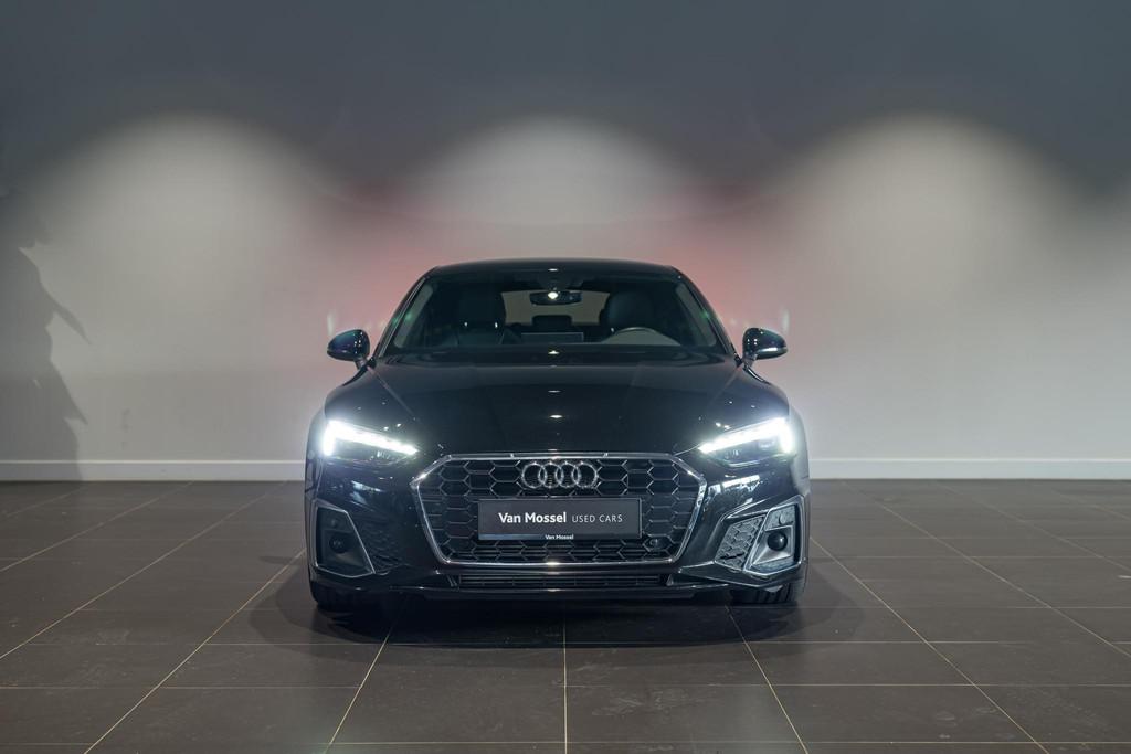 Audi A5 Sportback 35 TFSI S tronic S Line Apple Carplay| Zet, Auto's, Audi, 4 zetels, Stof, Gebruikt, Zwart