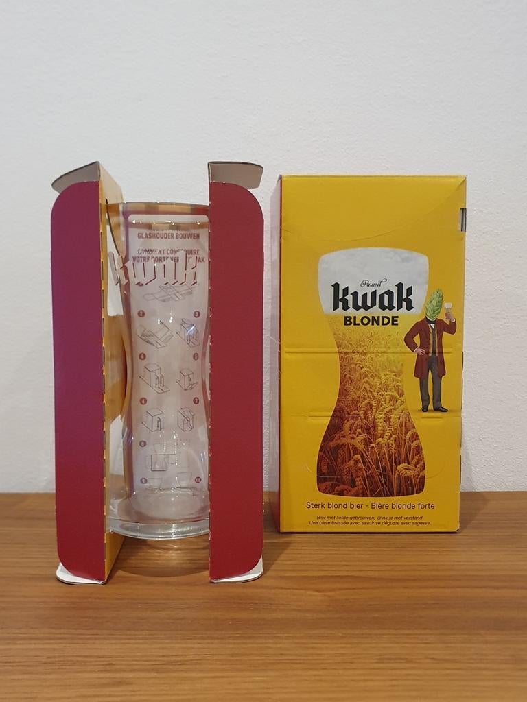 Kwak glas - nieuw in verpakking, Verzamelen, Glas en Drinkglazen, Ophalen of Verzenden, Nieuw