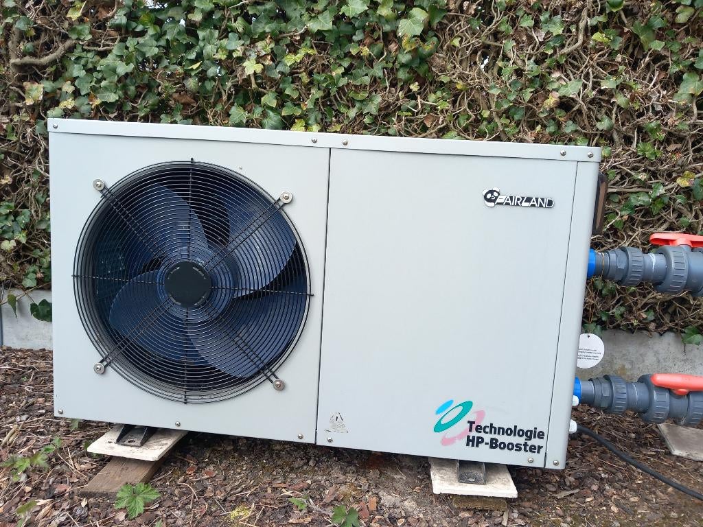 Intex zwembad 4,5m + zandfilter + pomp + warmtepomp, Ophalen, Gebruikt, Verwarming