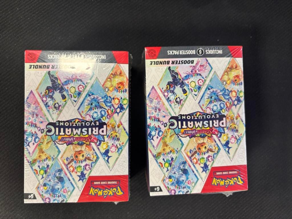 2x Boosterbundel Sealed Prismatic Evolutions, Ophalen, Zo goed als nieuw