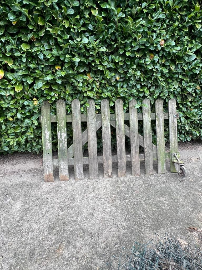 Houten poort, Tuin en Terras, Ophalen, Zo goed als nieuw
