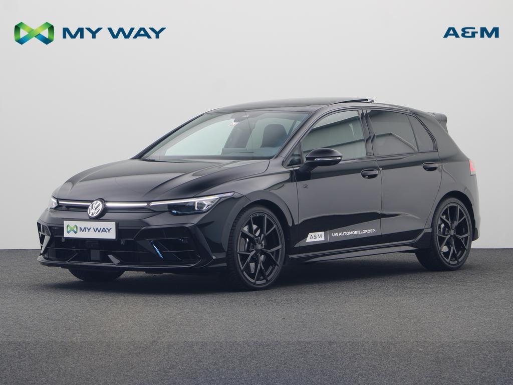 Volkswagen Golf VIII R Golf R 2.0 TSI 4Motion Black Edition, Auto's, Automaat, Lederen bekleding, Zwart, Golf