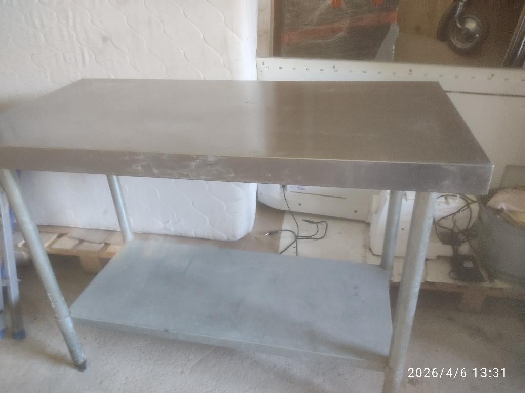 Table inox, Enlèvement, Utilisé, Mobilier en inox